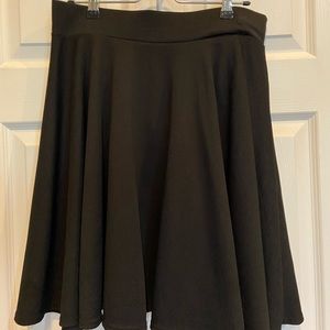 Black swing skirt, XL